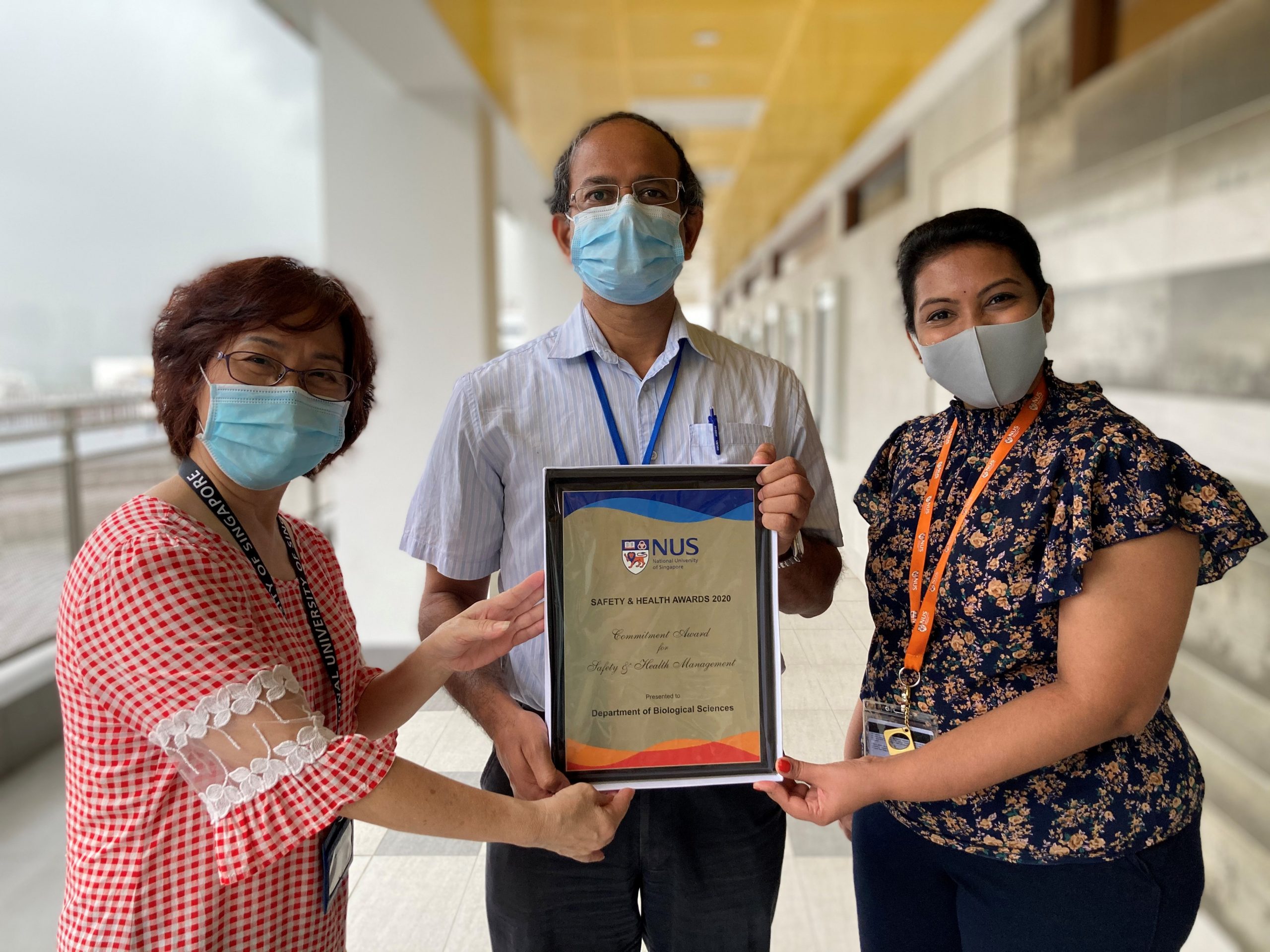 NUS Safety and Health Commitment Awards 2020