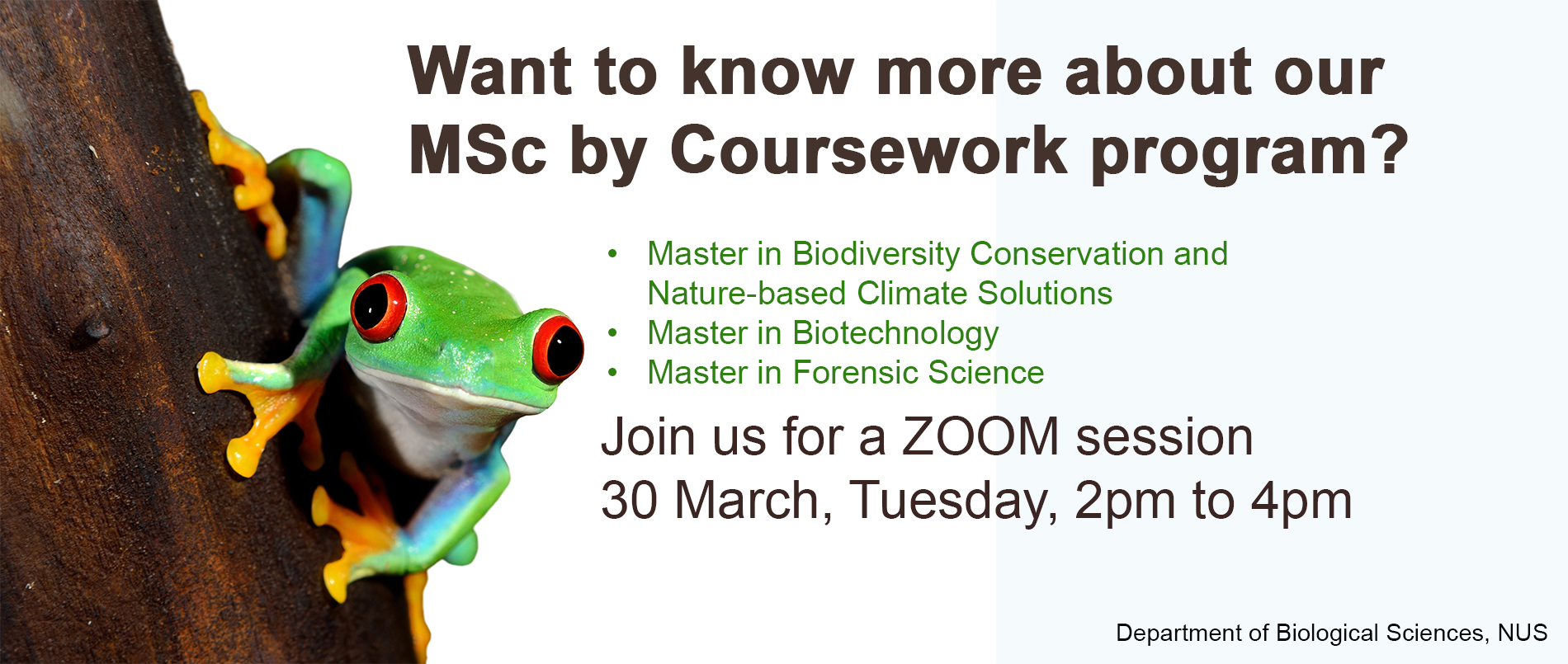 MSc by Coursework Programme e-open house