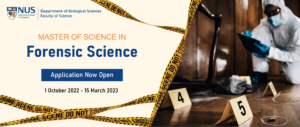 MSc Forensic Science - NUS Biological Sciences | NUS Biological Sciences